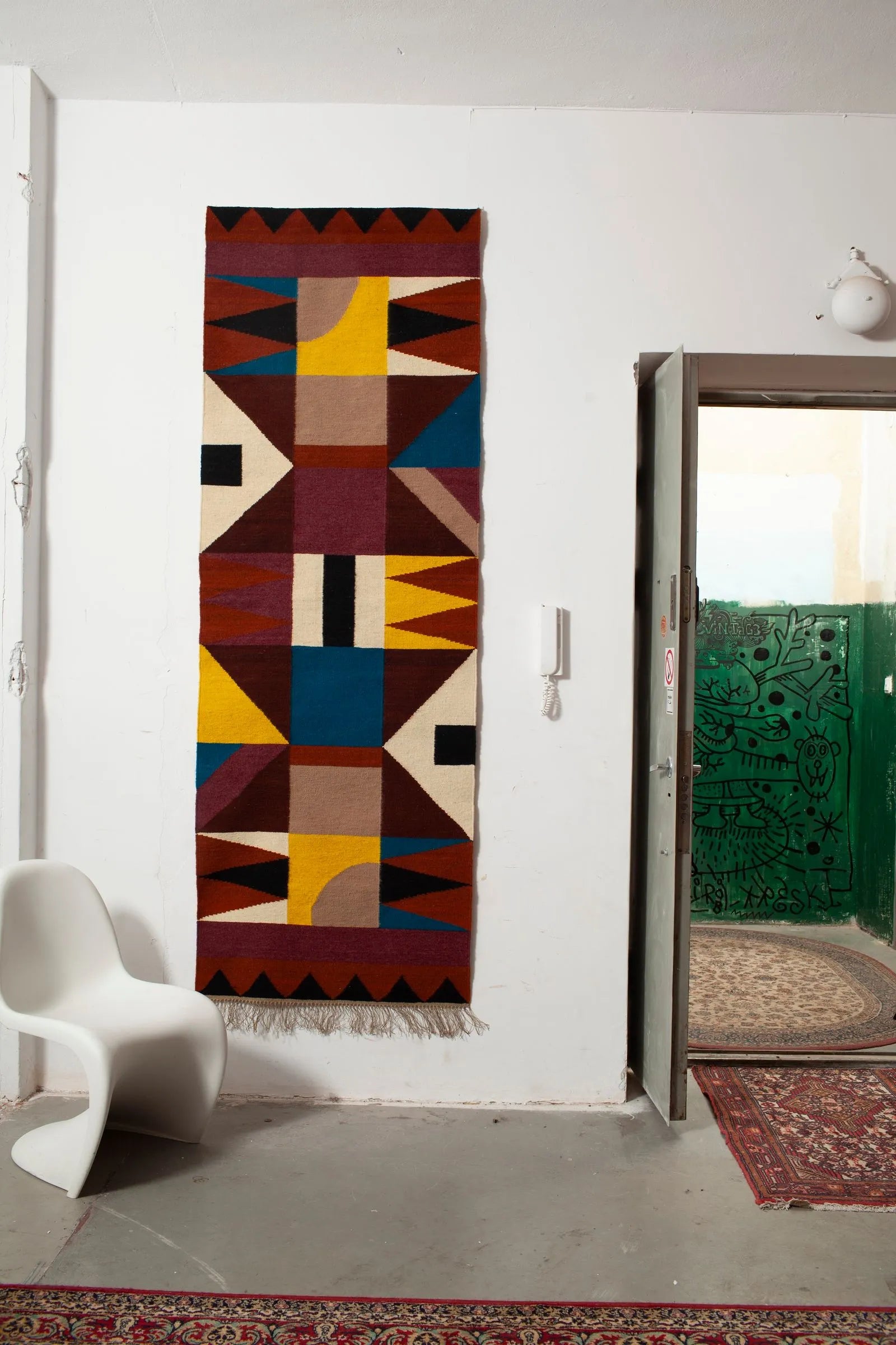 Mouth Kilim by Piotr Niklas