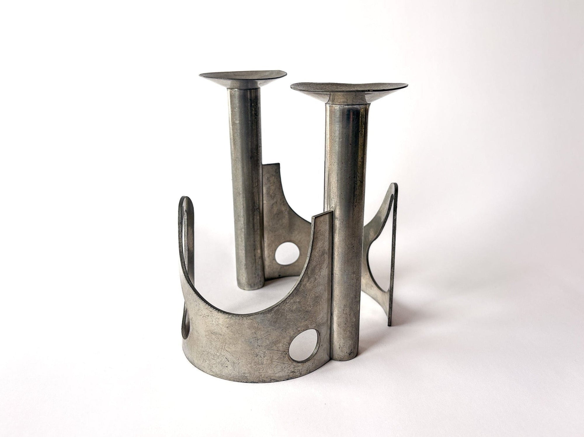 Brutalist Candleholder Set