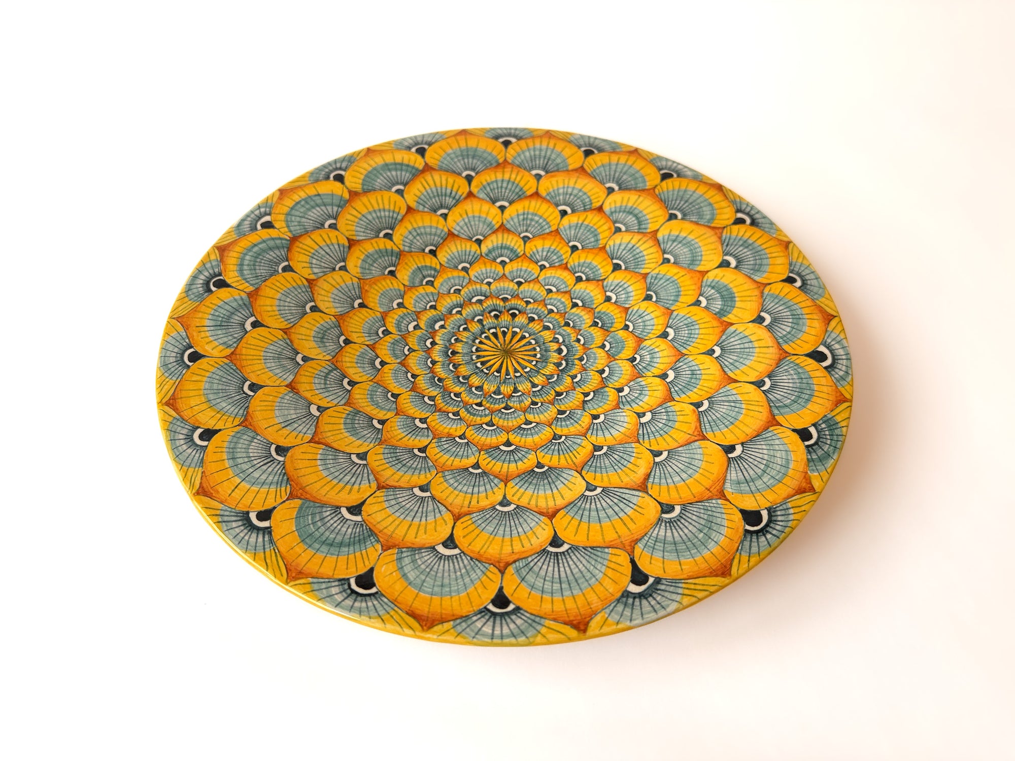 Ceramic Plate by Camilla Boccali for Deruta Placens