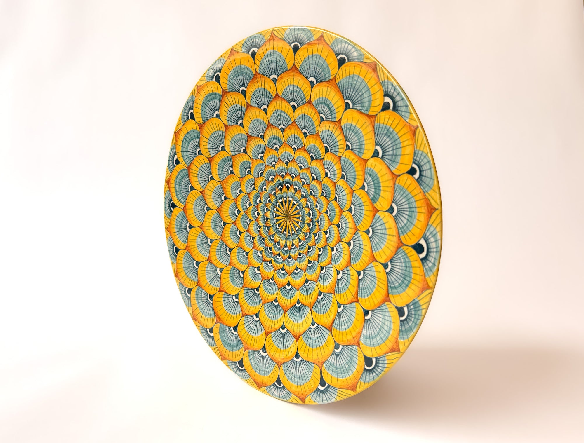 Ceramic Plate by Camilla Boccali for Deruta Placens