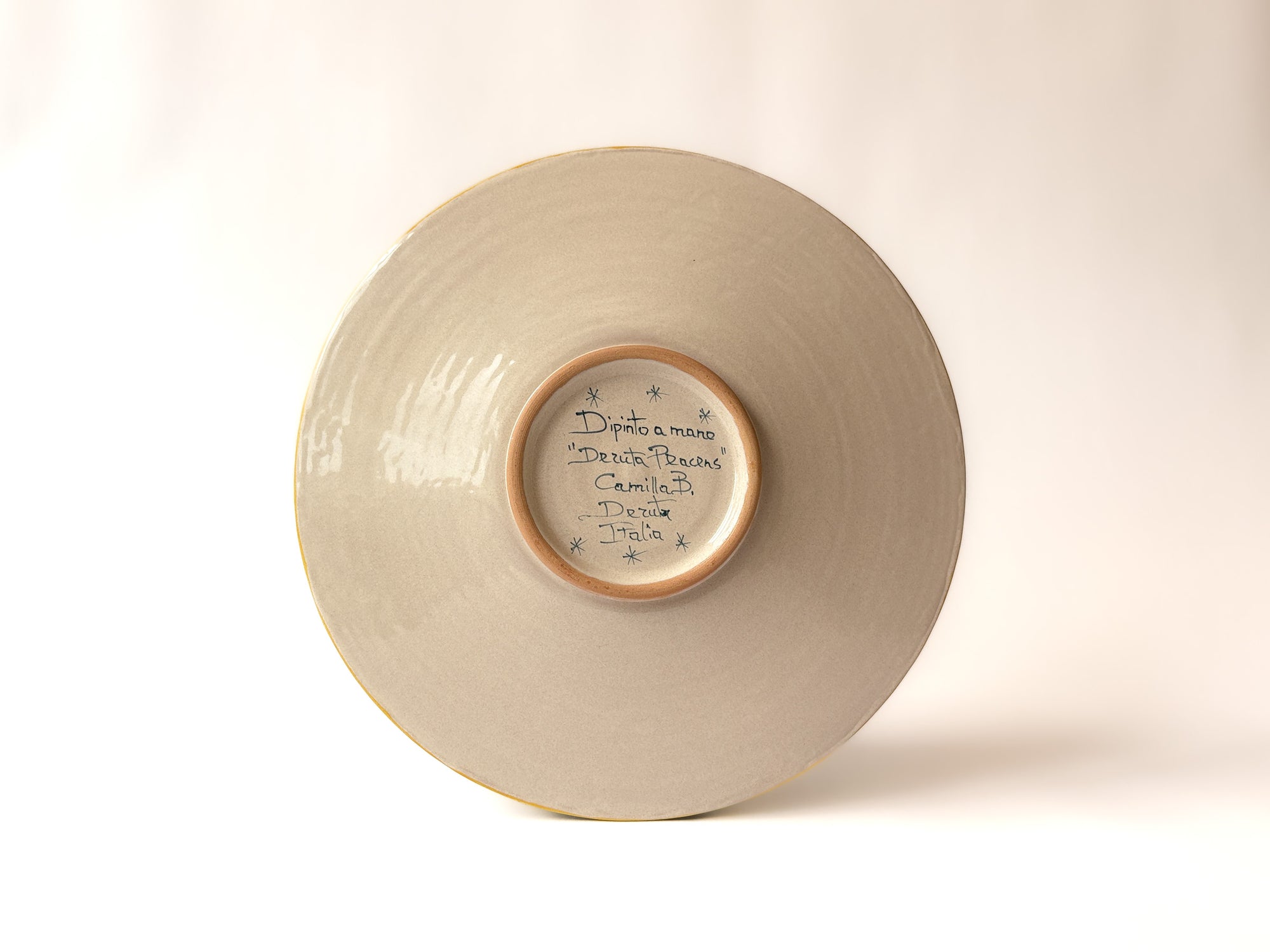 Ceramic Plate by Camilla Boccali