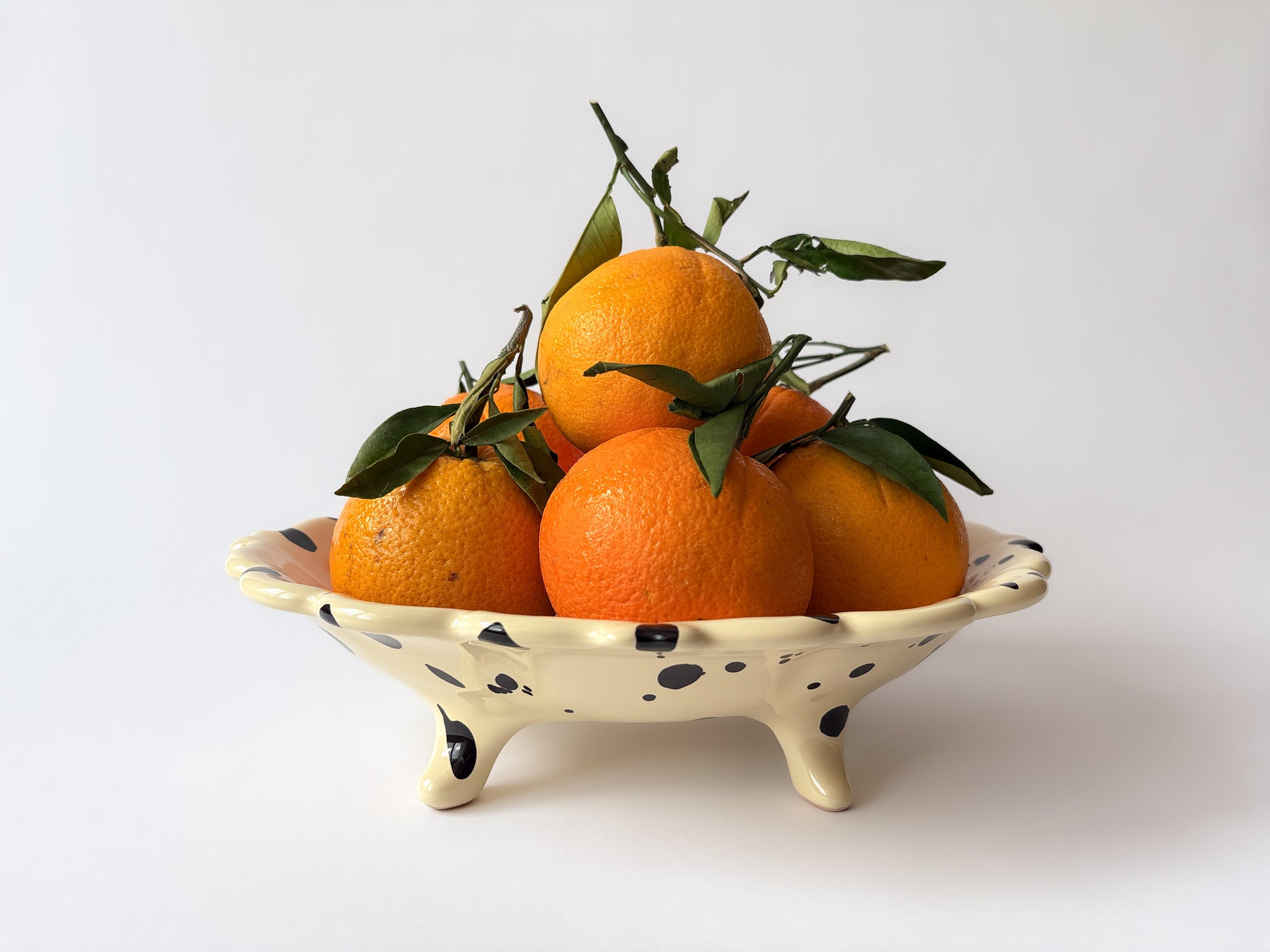 Curvy Footed Bowl by Ivo Angel