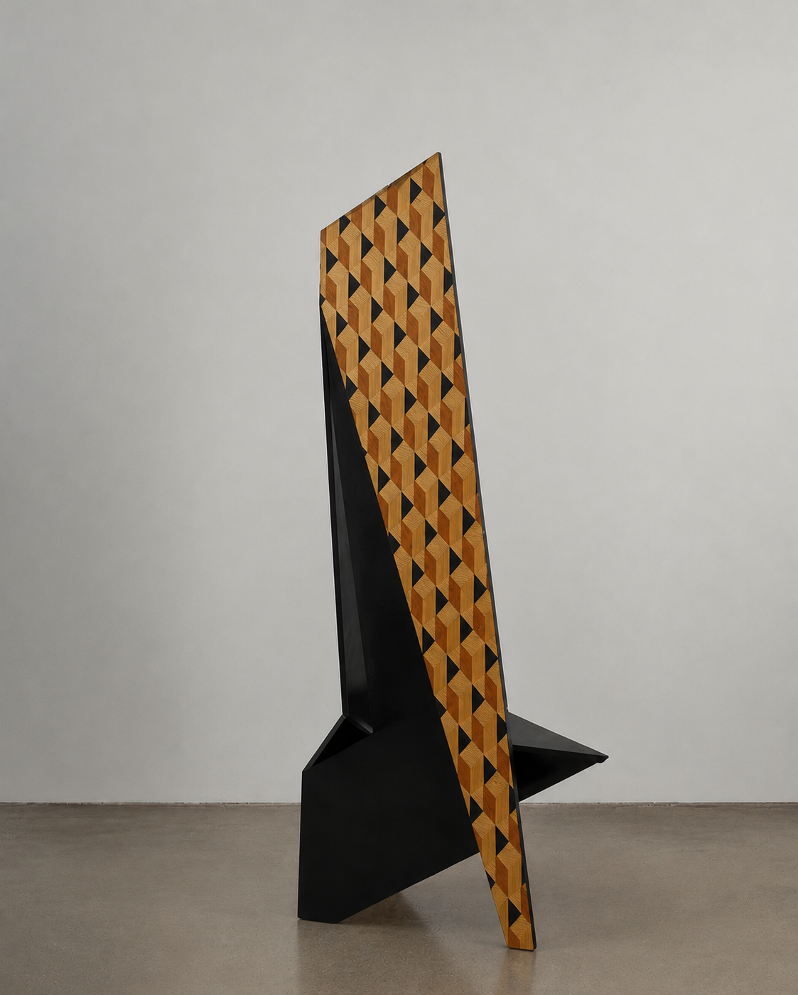 Postmodern High-Back Chair