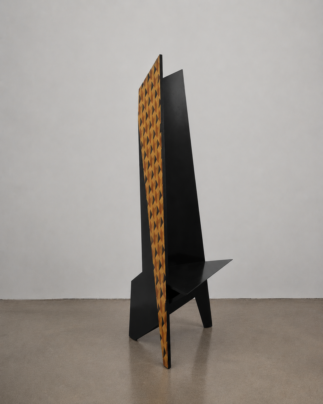 Postmodern High-Back Chair