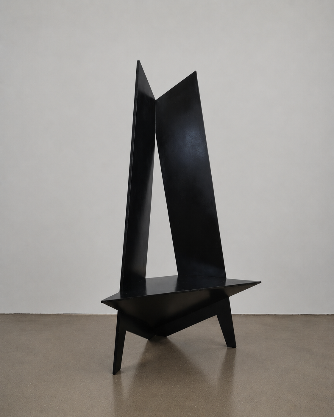 Postmodern High-Back Chair