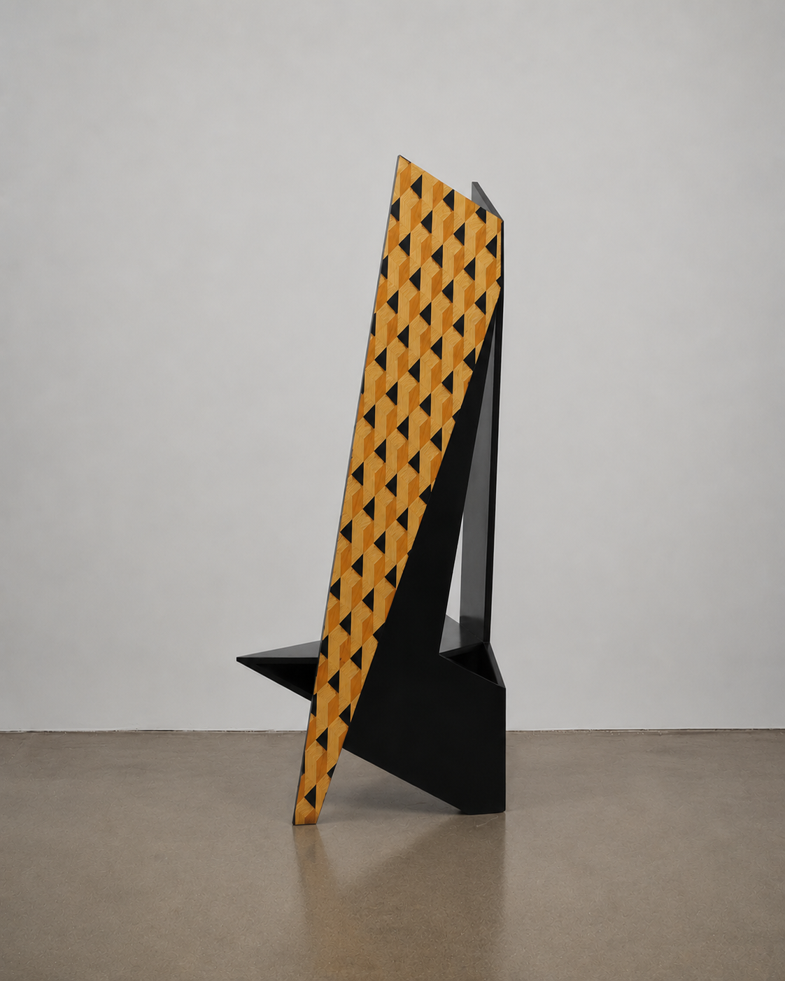 Postmodern High-Back Chair
