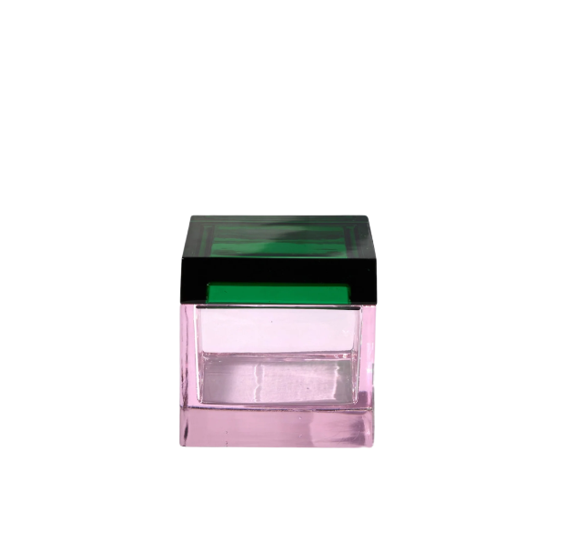 Palmi Crystal Box (Green and Pink)