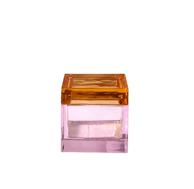 Palmi Crystal Box (Pink & Amber)