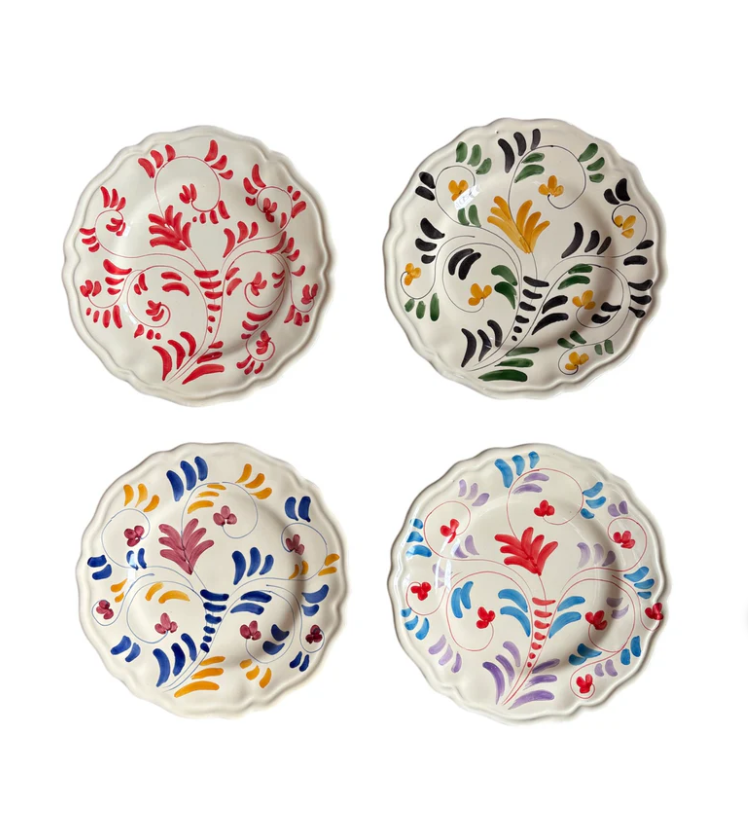 Set of 4 Appetizer Plates